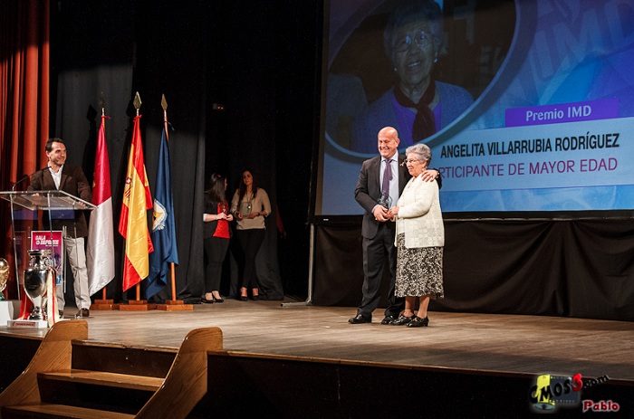 Angelita Villarrubia, Premio a la Deportista de Mayor Edad en el IMD (83 aos)